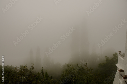 Cloudy landscape of the Alpujarras Grenadines
