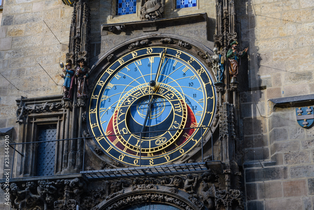 Obraz premium Zegar Orloj Praga po remoncie 2018