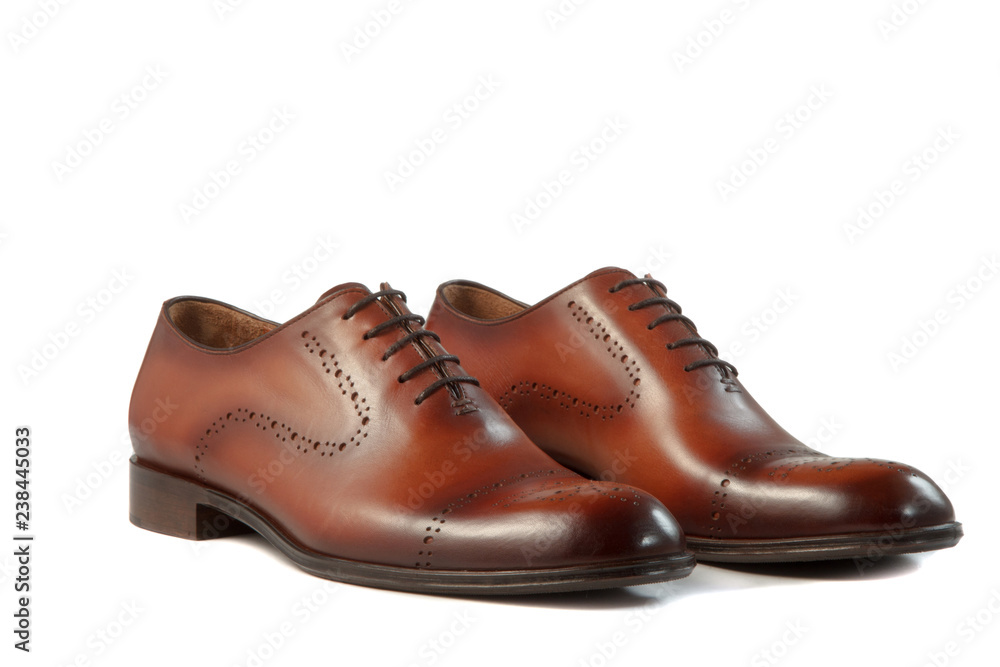 pair of handmade men's shoes
