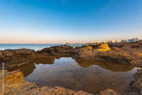 Sea coast, Protaras coastline, Cyprus © narozhnii