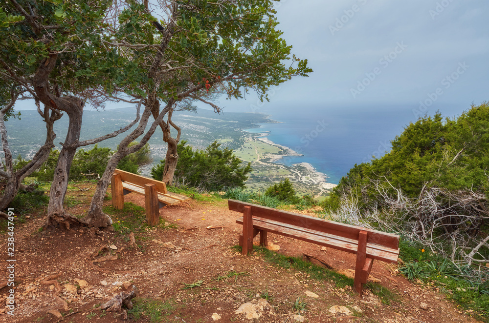 Landscape of Akamas Peninsula National Park