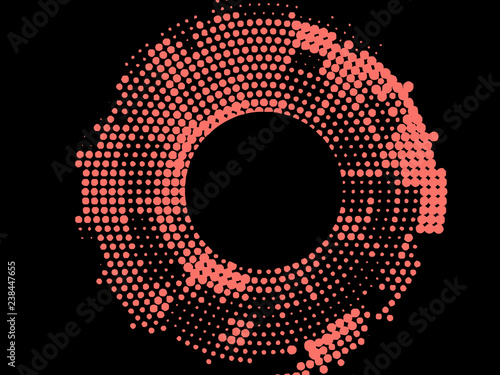 Abstract dot ornament background. Dotted background. Polka dot background
