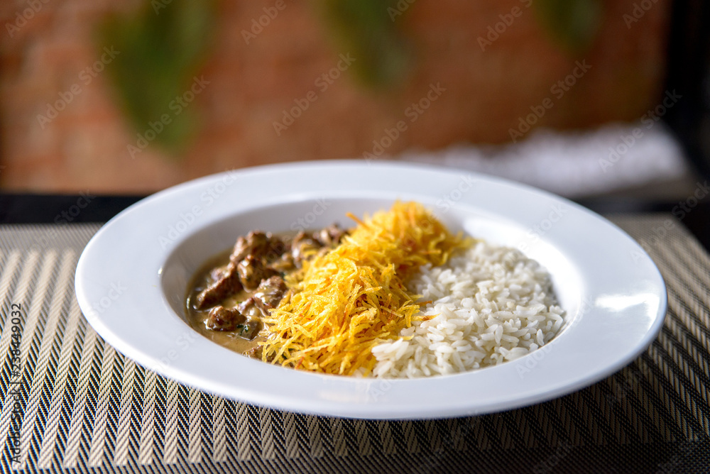 rice with meat and vegetables rice with meat and vegetables