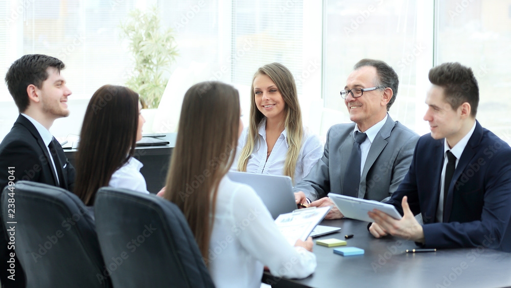 business team holds a workshop in the office business team holds a workshop in the office