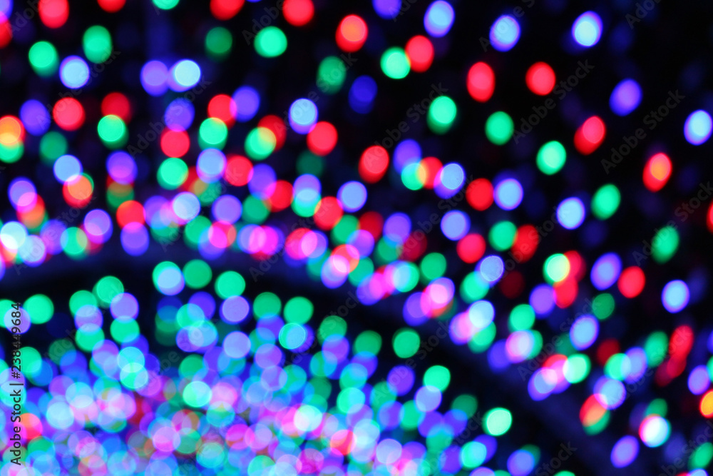 Naklejka premium Archway of Defocused Lights