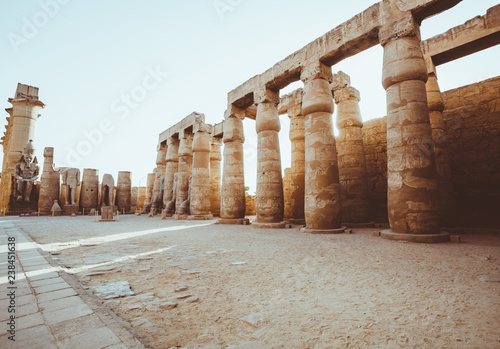 Plakat Ancient columns in Egypt