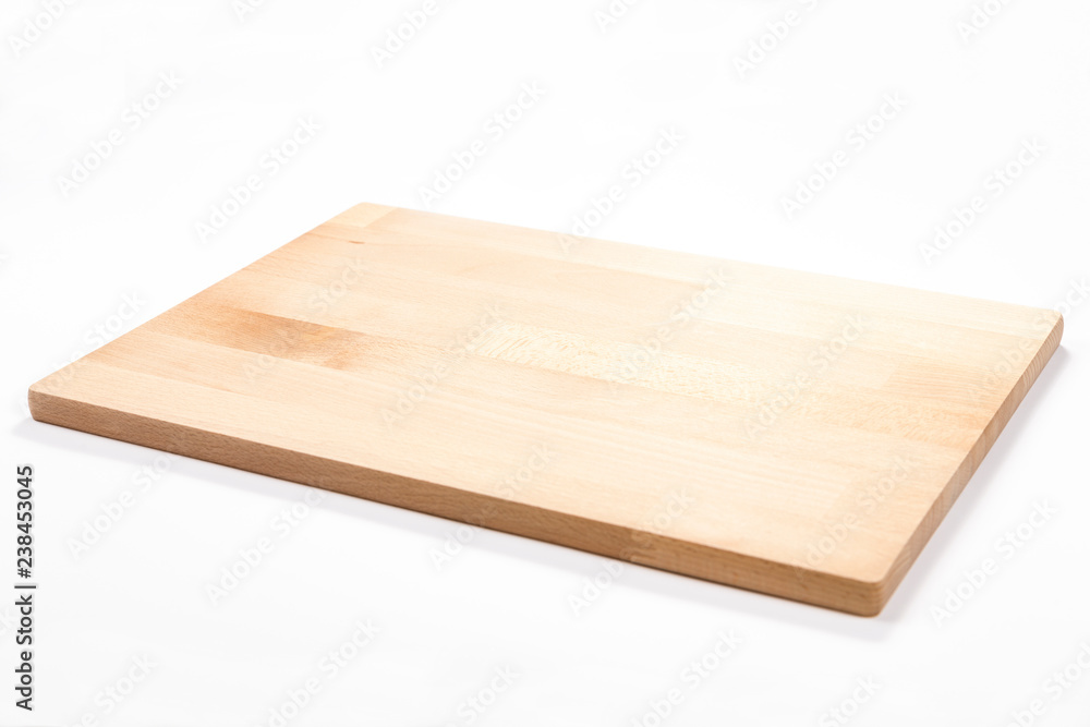 Rectangular cutting board isolated on white background Rectangular cutting board isolated on white background