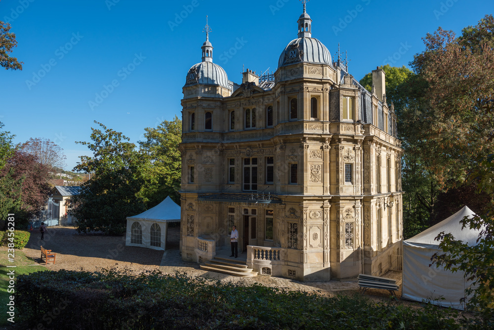 Obraz premium the castle of Monte Cristo (Chateau de Monte-Cristo), which is associated with an amazing story, and the hero of which is Alexandre Dumas Sr.
