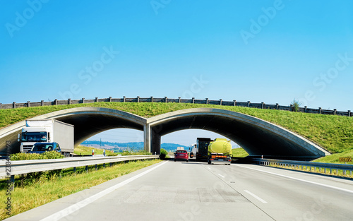 Arch Bridge at highway Road in Maribor Slovenia