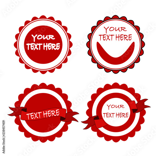 Vector label set