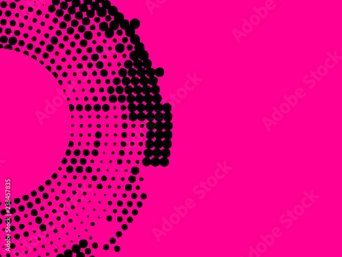 Abstract dot background. Polka dot background