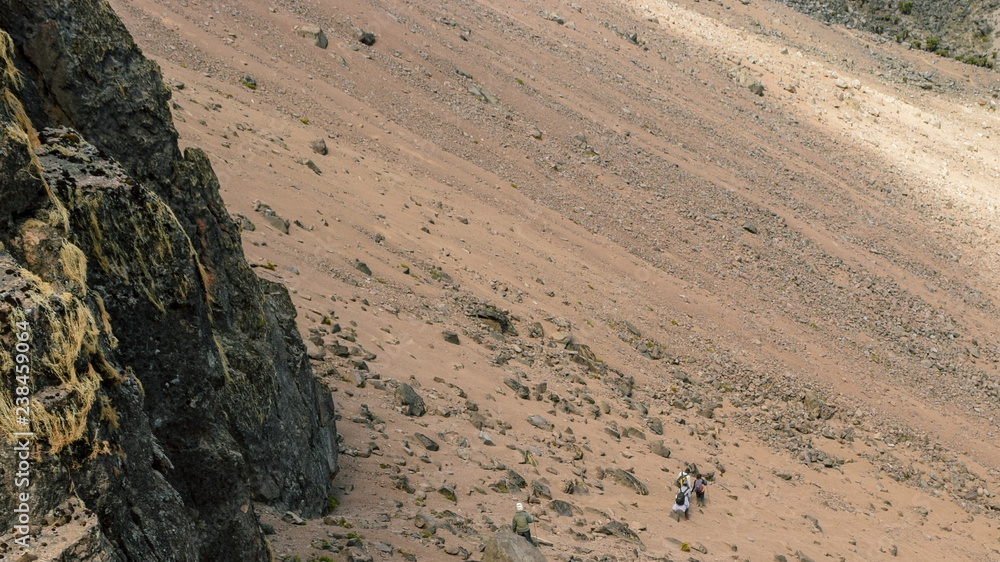 The volcanic landscapes of Mount Kenya The volcanic landscapes of Mount Kenya