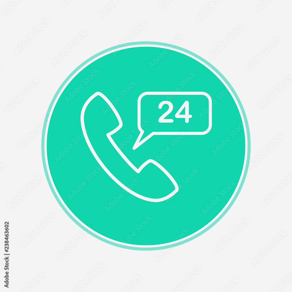 Call center vector icon sign symbol Call center vector icon sign symbol
