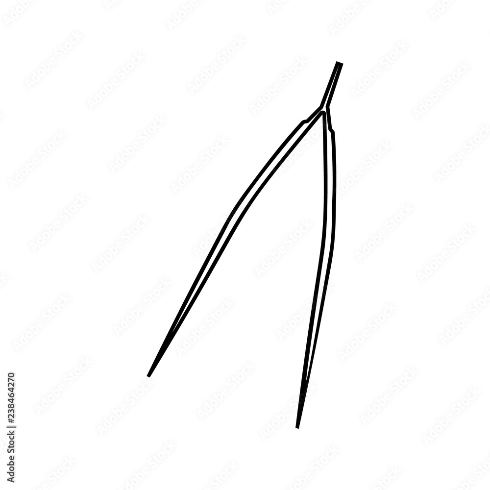 medical tweezers icon. Element of cyber security for mobile concept and web apps icon. Thin line icon for website design and development, app development medical tweezers icon. Element of cyber security for mobile concept and web apps icon. Thin line icon for website design and development, app development