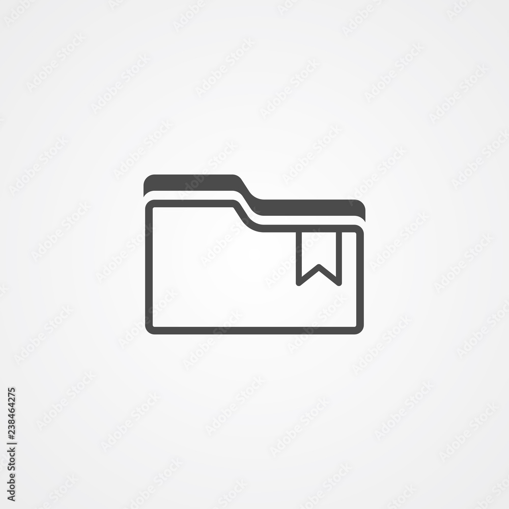 Folder vector icon sign symbol Folder vector icon sign symbol