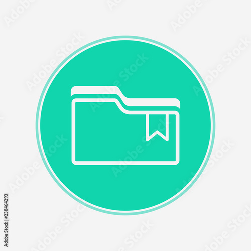 Folder vector icon sign symbol