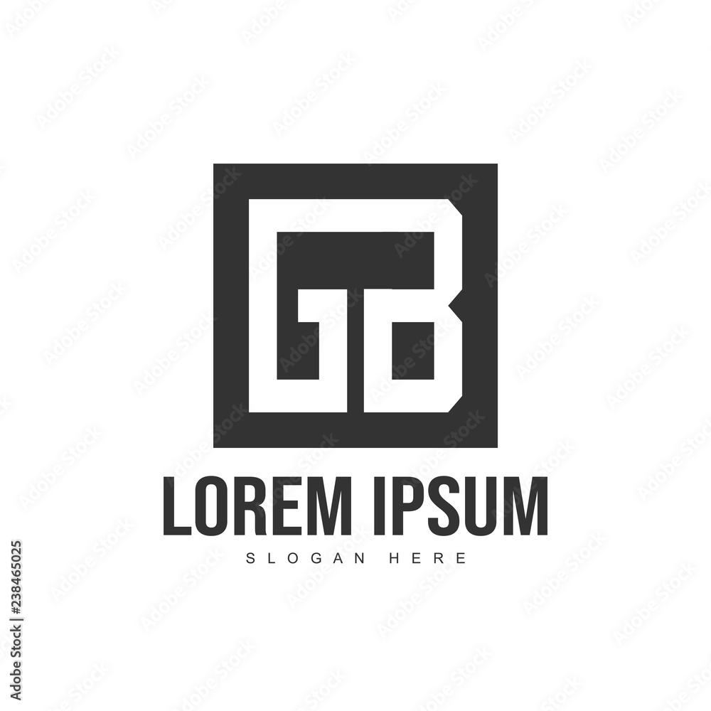 Initial letter logo template. Minimalist letter logo template Initial letter logo template. Minimalist letter logo template