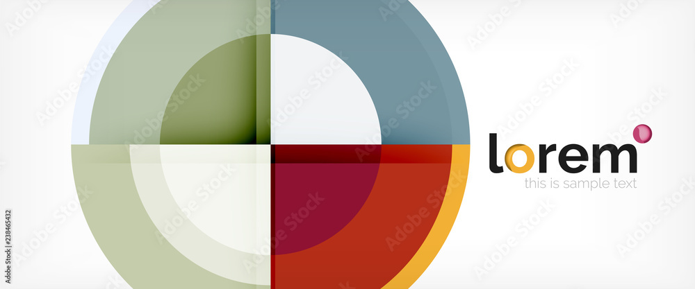 Multicolored round shapes abstract background Multicolored round shapes abstract background