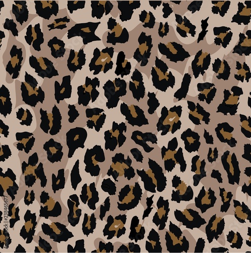 leopard seamless pattern design . vector illustration background