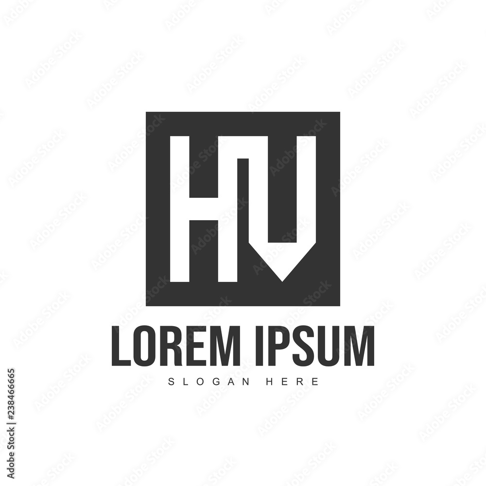 Initial letter logo template. Minimalist letter logo template Initial letter logo template. Minimalist letter logo template