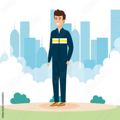 mechanic worker avatar character