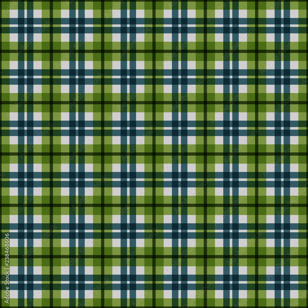 Green and Blue Plaid Seamless Pattern - Vibrant plaid design in bright colors for Christmas Green and Blue Plaid Seamless Pattern - Vibrant plaid design in bright colors for Christmas