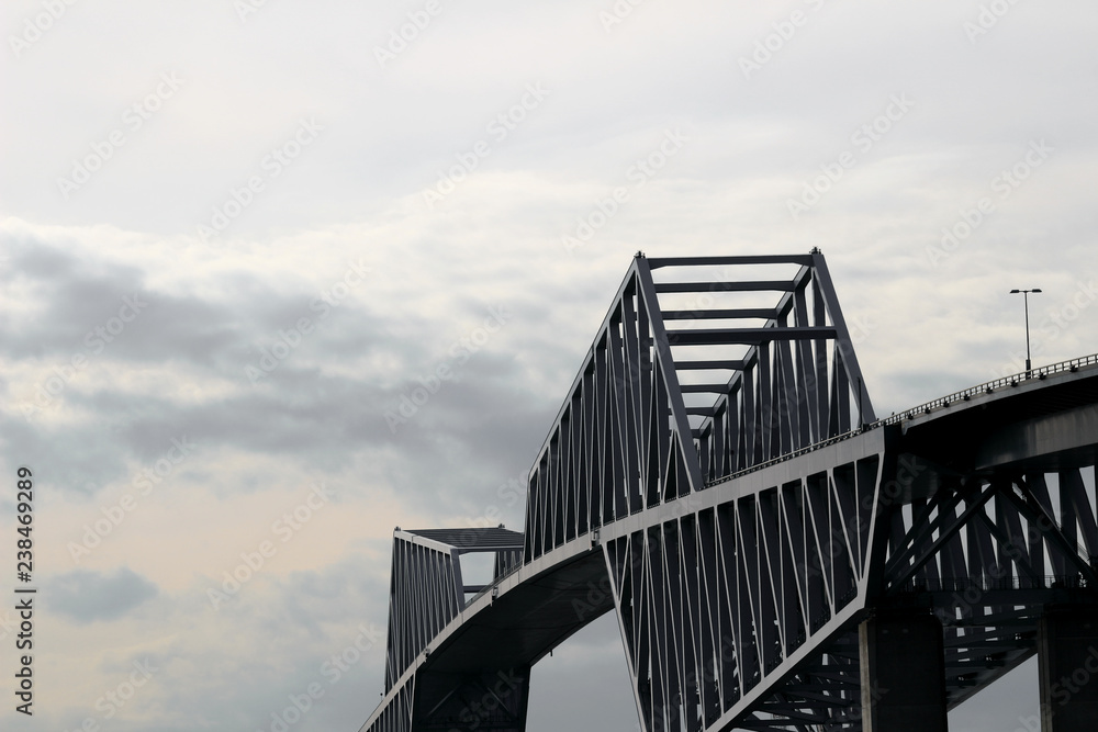 Unified Tokyo Gate Bridge with cool colors Unified Tokyo Gate Bridge with cool colors