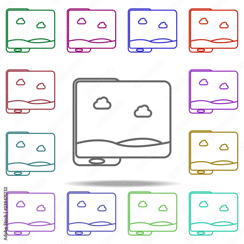 panoramic picture in phone icon. Elements of Virtual Reality in multi color style icons. Simple icon for websites, web design, mobile app, info graphics panoramic picture in phone icon. Elements of Virtual Reality in multi color style icons. Simple icon for websites, web design, mobile app, info graphics