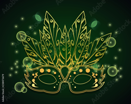 Mardi gras mask