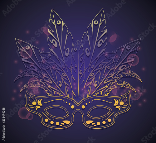 Mardi gras mask