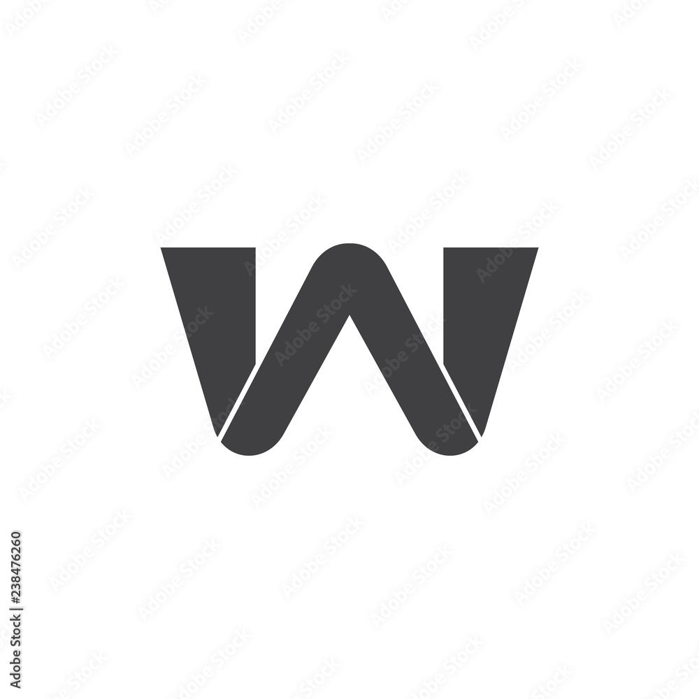 letters w arrow up geometric logo letters w arrow up geometric logo