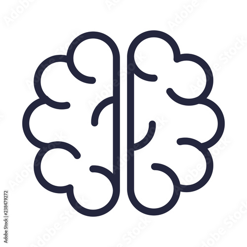 brain storming isolated icon