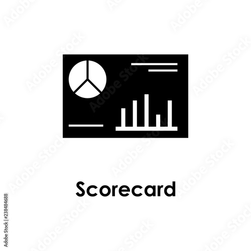 scoreboard, chart, pie, scorecard icon. One of business collection icons for websites, web design, mobile app