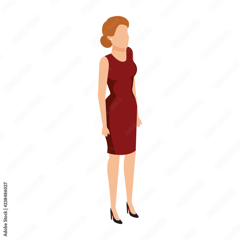 elegant businesswoman avatar character elegant businesswoman avatar character
