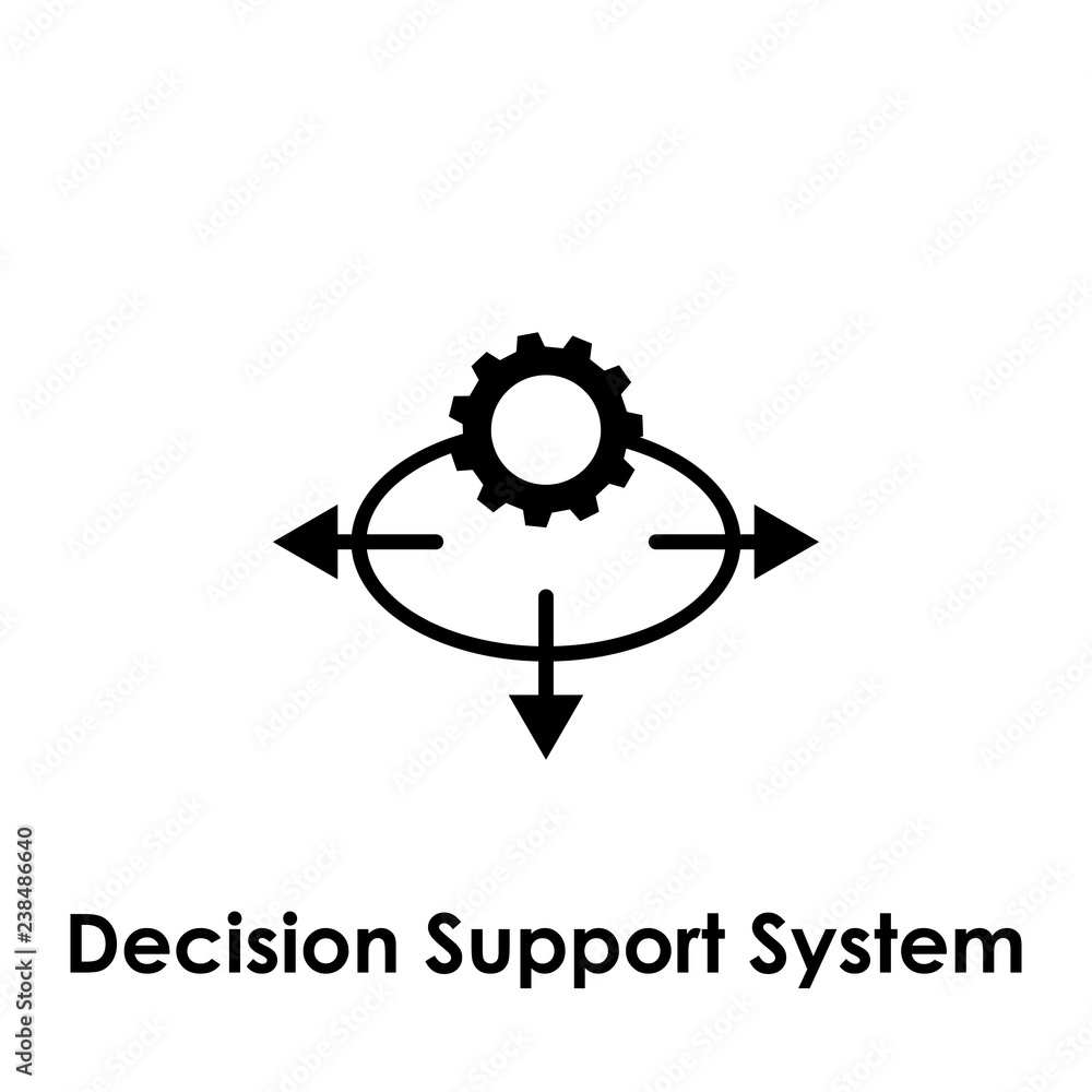 arrows, decision support system icon. One of business collection icons for websites, web design, mobile app arrows, decision support system icon. One of business collection icons for websites, web design, mobile app