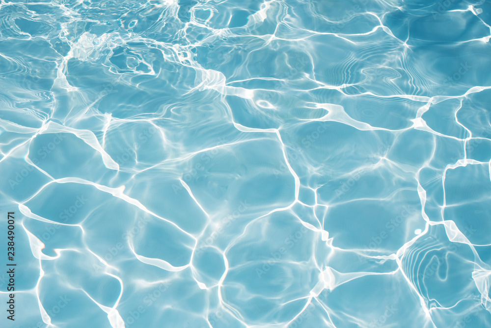 Texture of water in swimming pool for background Texture of water in swimming pool for background