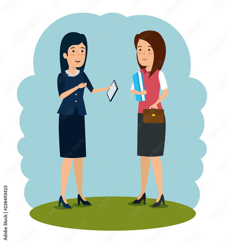 professional businesswoman teamwork strategy plan