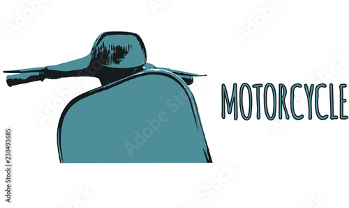 Logo scooter retro