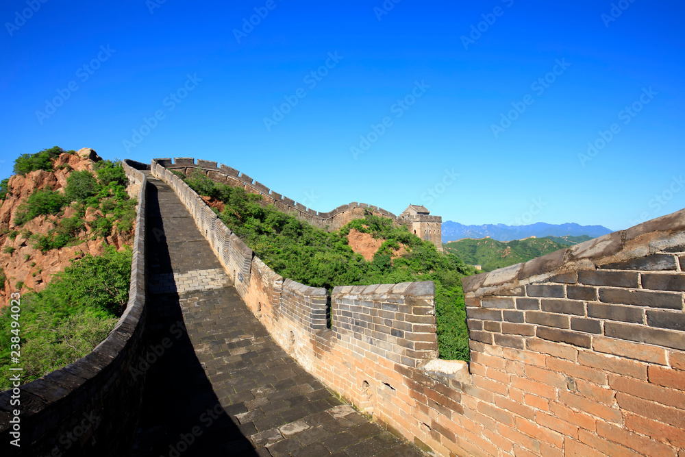 The Great Wall is in China. The Great Wall is in China.