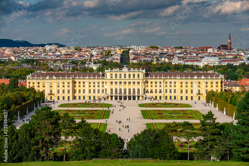 Blick über Wien von der Gloriette aus photo