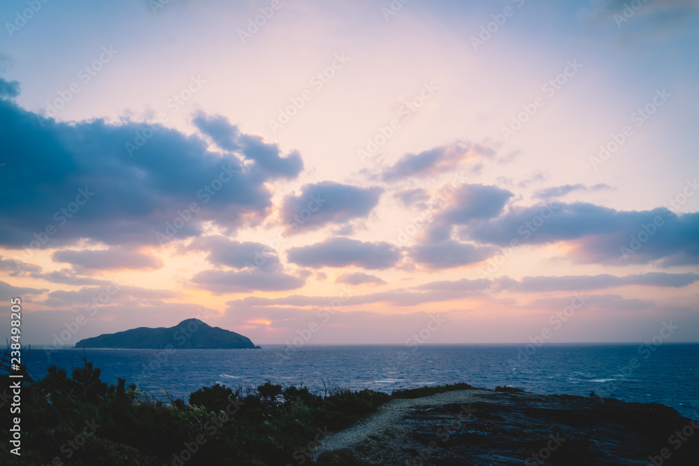 Sunset in Zamami Island, Okinawa, Japan