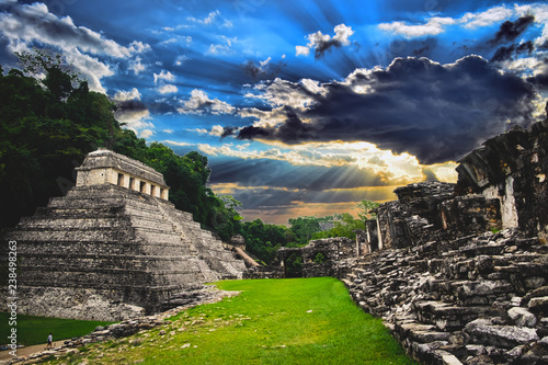 Mayan Ruins Palenque, Mexico photo