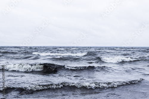 Waves in Lake Onega