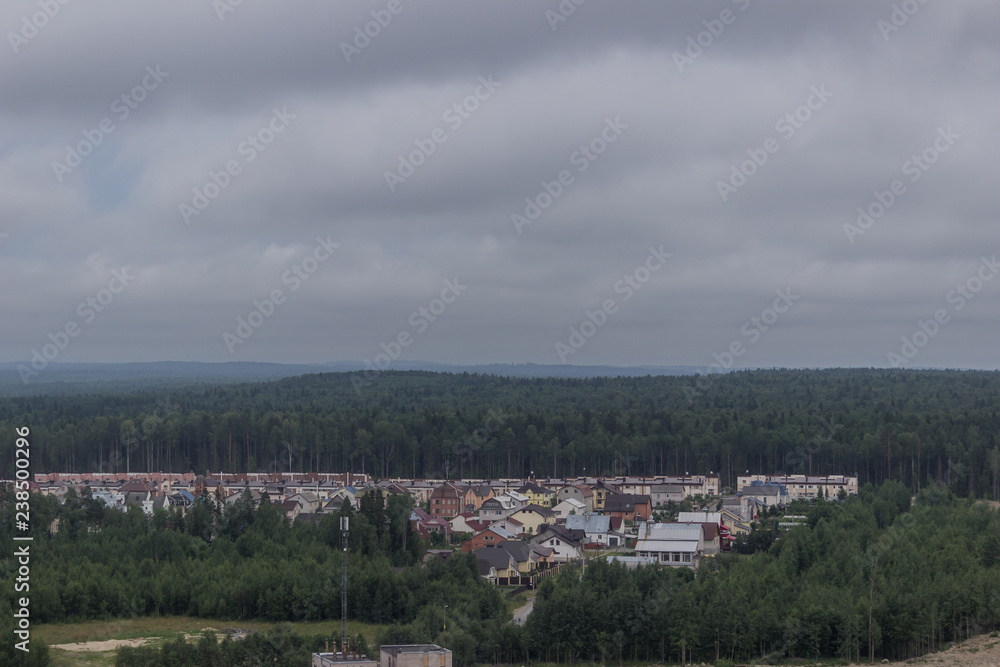 Aerial view of Petrozavodsk