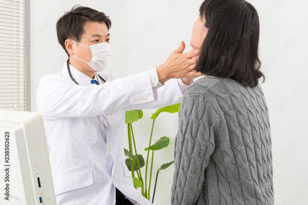 Obraz premium 婦人科検診