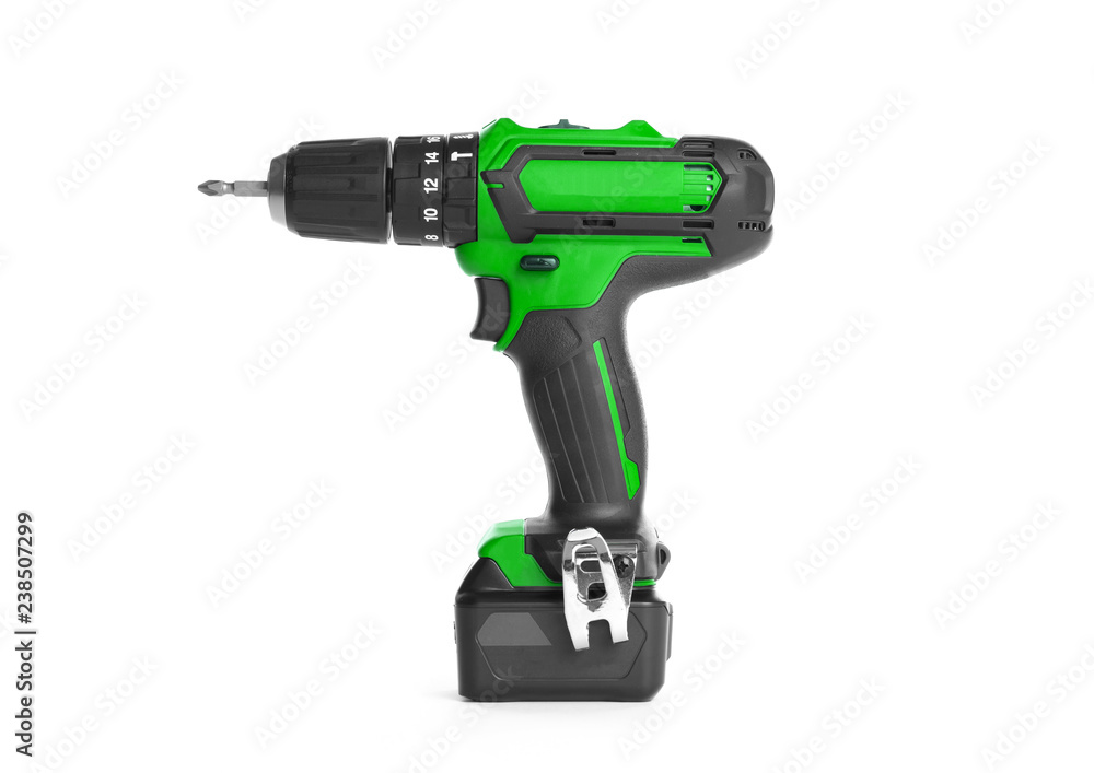 Cordless screwdriver or power drill isolated Cordless screwdriver or power drill isolated