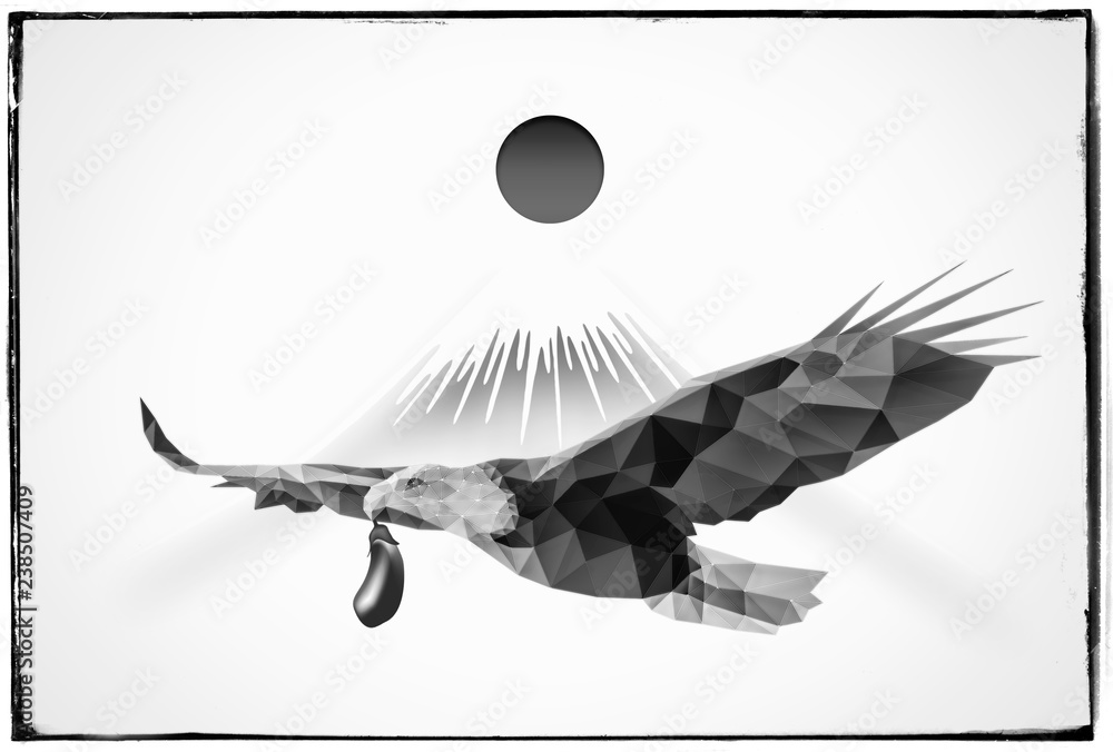 一富士二鷹三茄子 Stock イラスト Adobe Stock