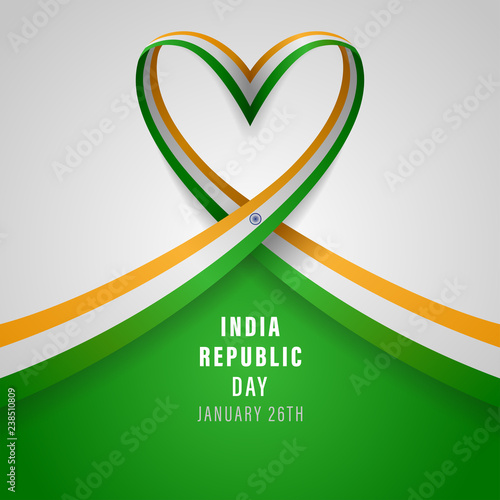 Republic of India Independence Day Vector Template Design Illustration