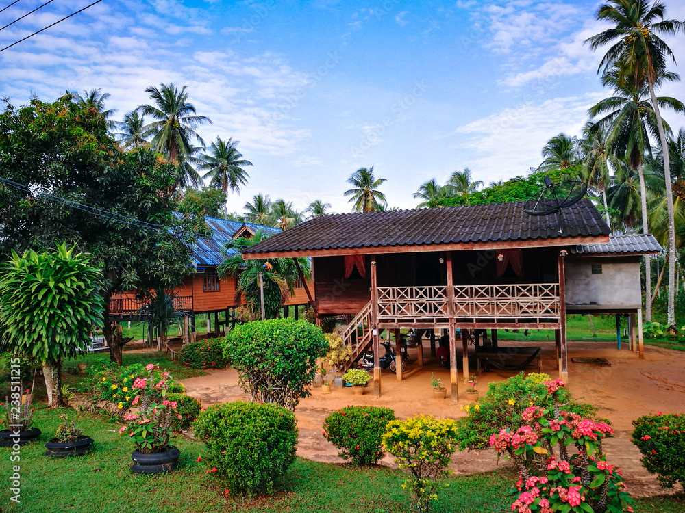 Traditional house at Koh yao yai island , Thailand