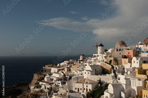 Berühmter Blick auf Oia